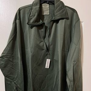 COPY - Drab green unisex size XL undershirt/sleep shirt.
